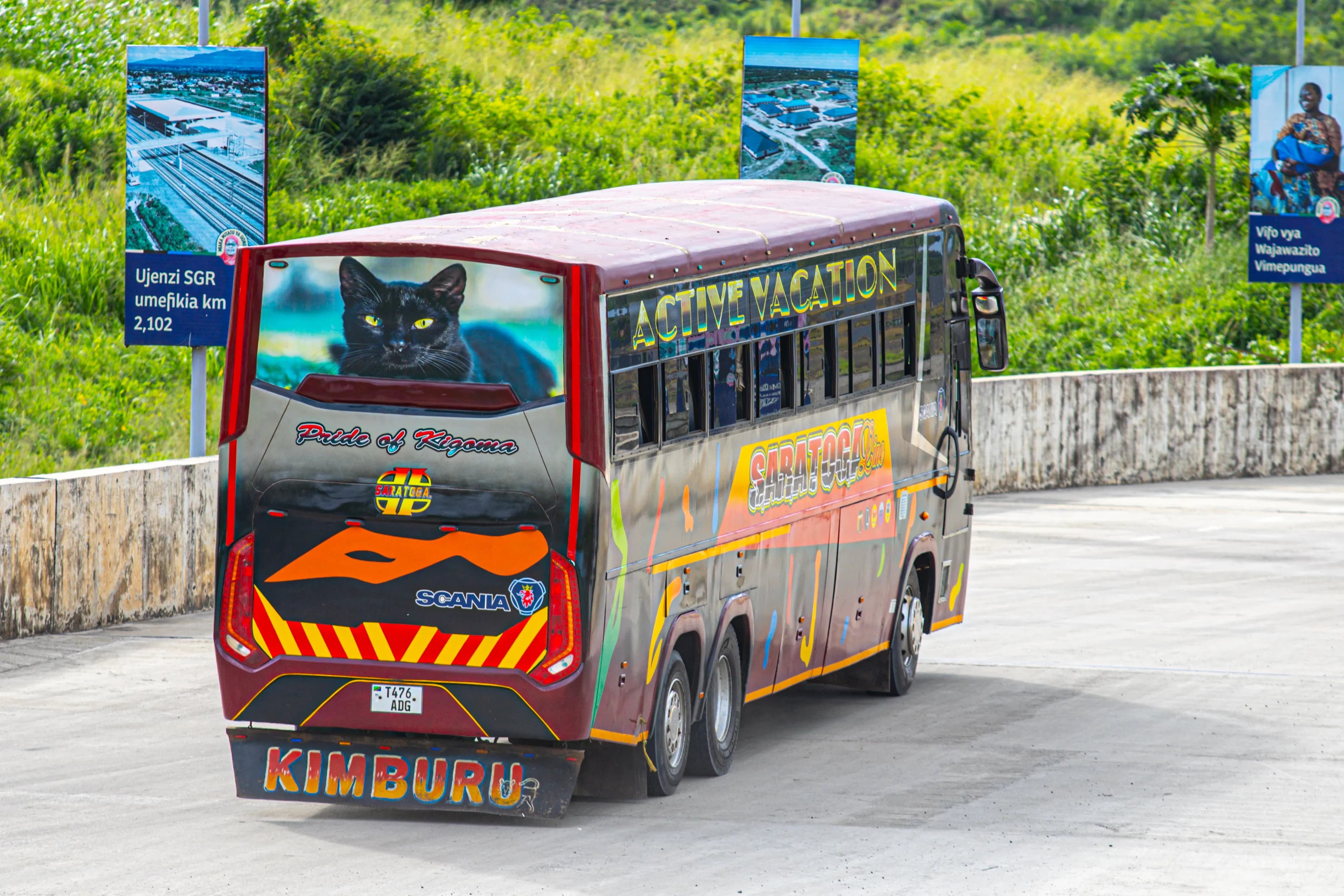 Saratoga blue buses fleet